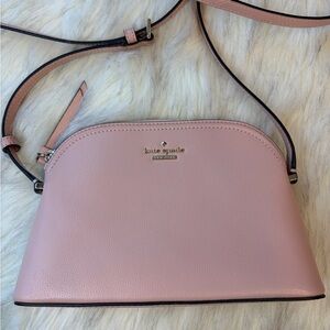 Kate Spade Peggy Paterson Drive Purse Rosy Cheeks Leather Crossbody
